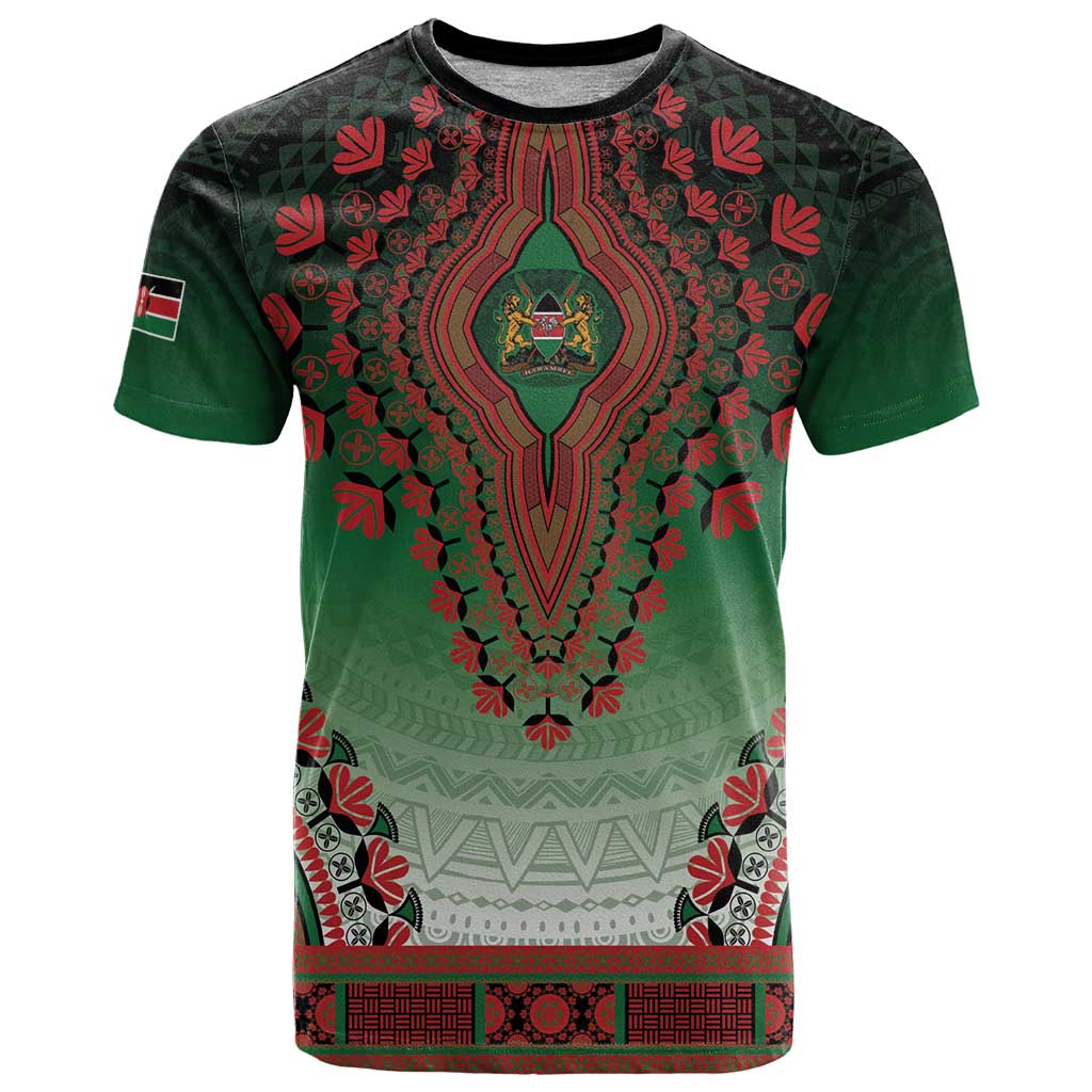 Personalized Kenya African Dashiki T Shirt - Wonder Print Shop