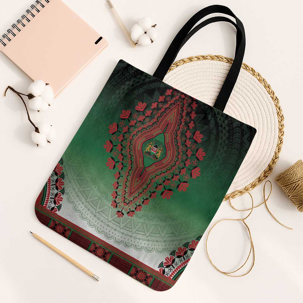 Kenya African Dashiki Tote Bag - Wonder Print Shop
