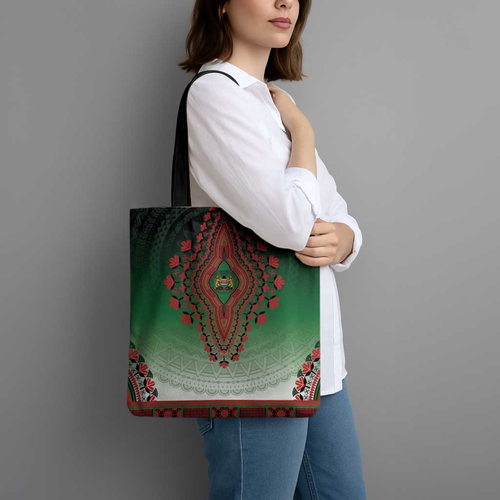 Kenya African Dashiki Tote Bag - Wonder Print Shop