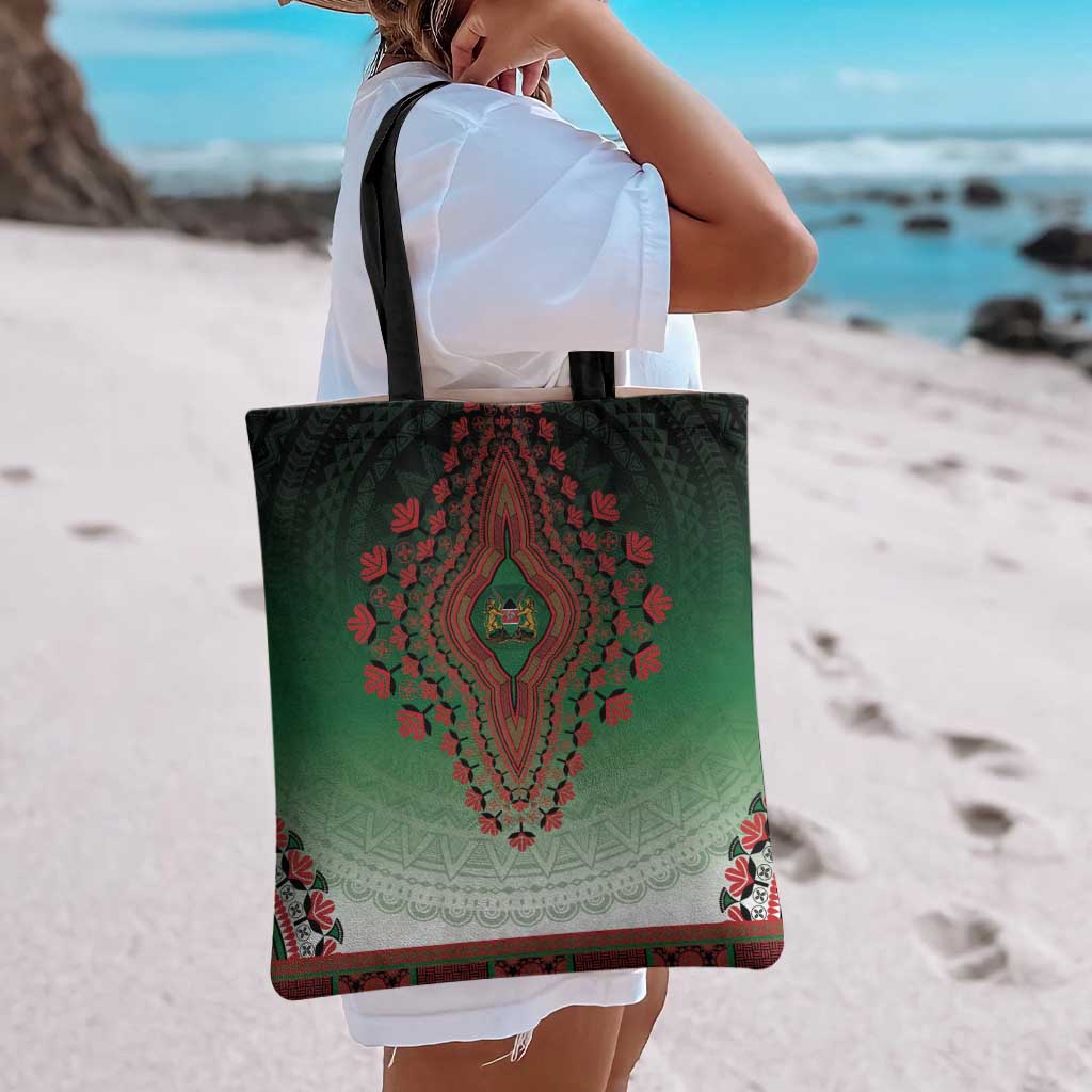 Kenya African Dashiki Tote Bag - Wonder Print Shop