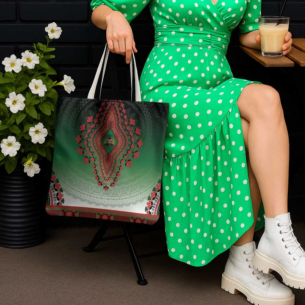 Kenya African Dashiki Tote Bag - Wonder Print Shop