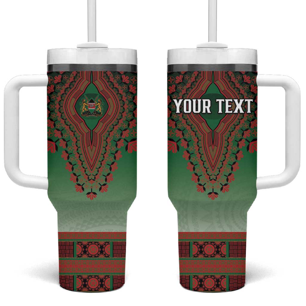 Personalized Kenya African Dashiki Tumbler With Handle - Wonder Print Shop