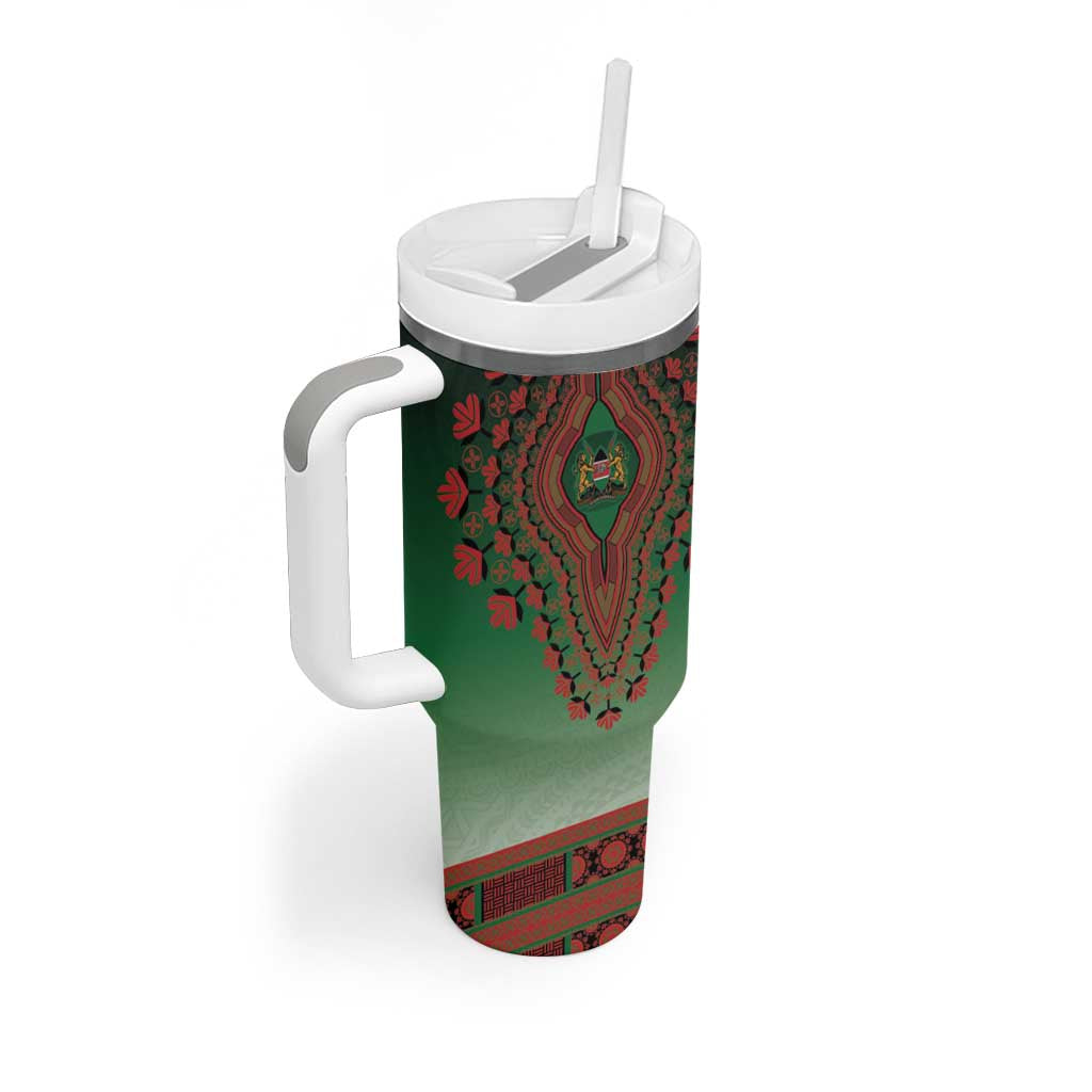 Personalized Kenya African Dashiki Tumbler With Handle - Wonder Print Shop