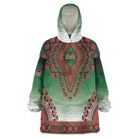 Personalized Kenya African Dashiki Wearable Blanket Hoodie - Wonder Print Shop