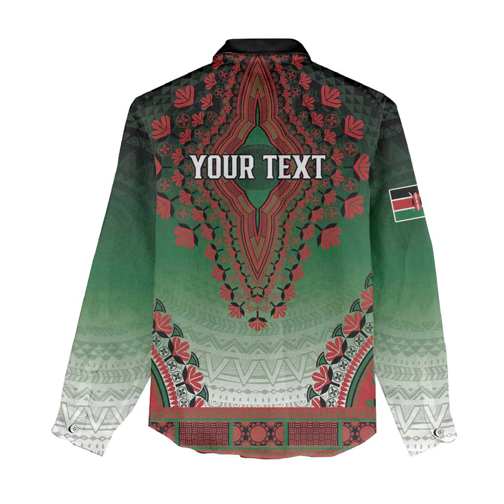 Personalized Kenya African Dashiki Women Casual Shirt - Wonder Print Shop