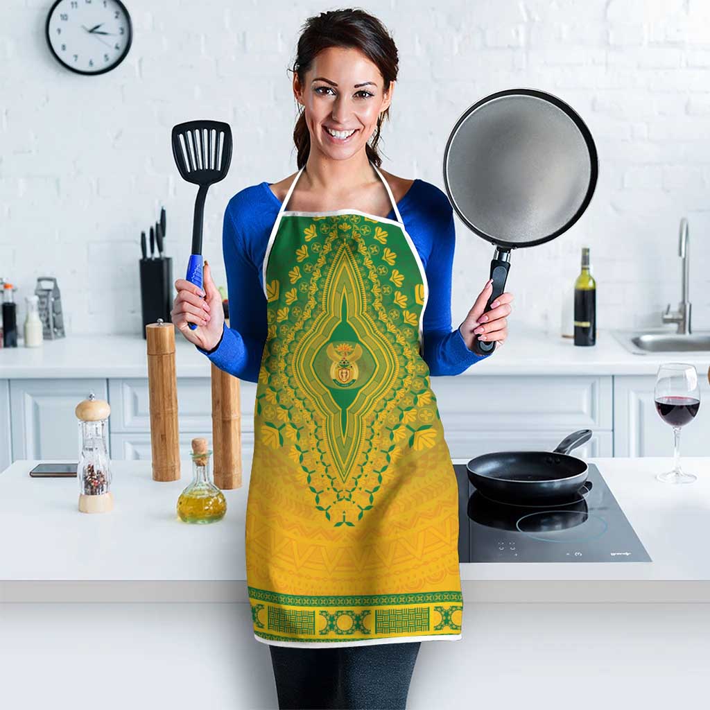 South Africa African Dashiki Apron - Wonder Print Shop