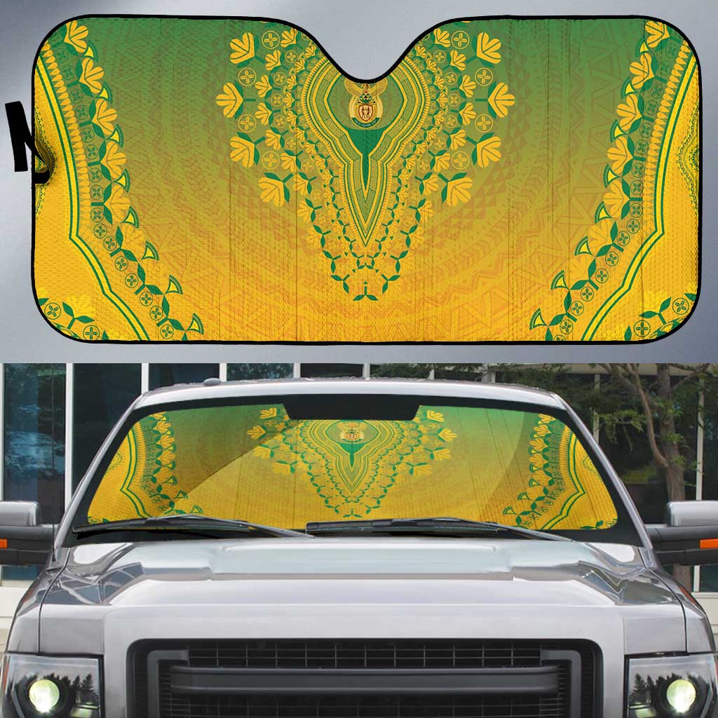 South Africa African Dashiki Auto Sun Shade - Wonder Print Shop
