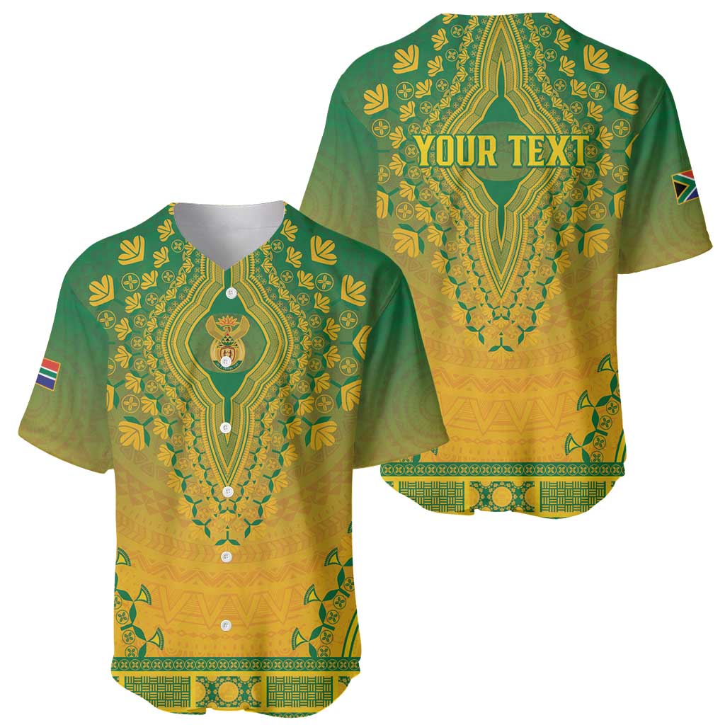 Personalized South Africa African Dashiki Baseball Jersey - Wonder Print Shop