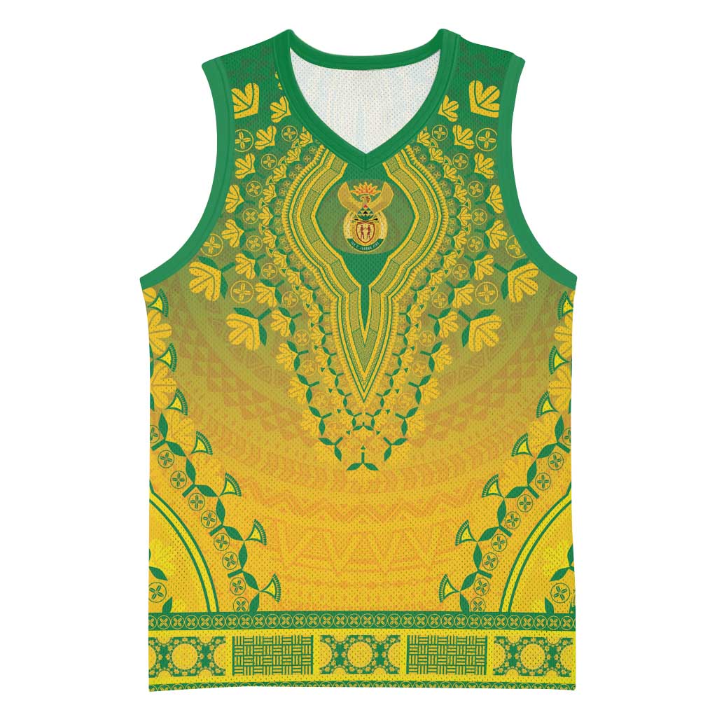 Personalized South Africa African Dashiki Basketball Jersey - Wonder Print Shop
