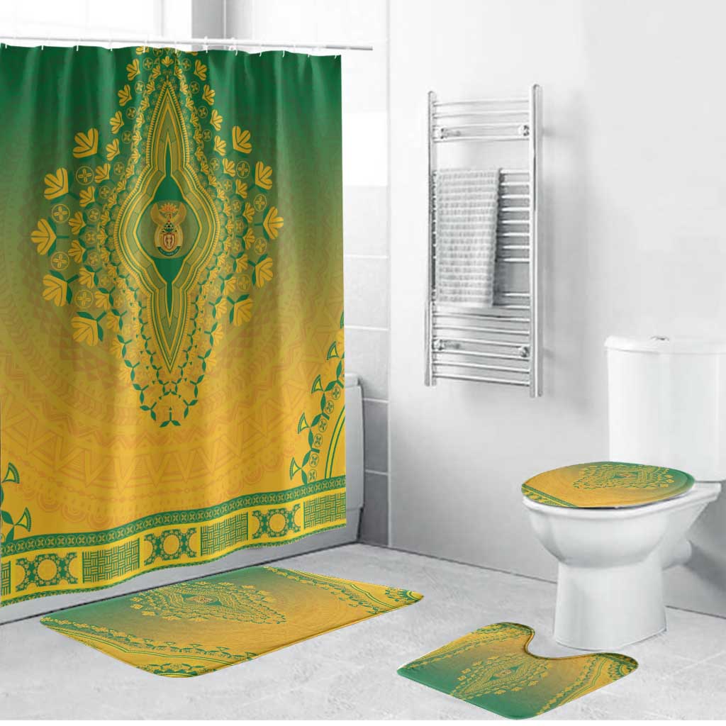 South Africa African Dashiki Bathroom Set - Wonder Print Shop