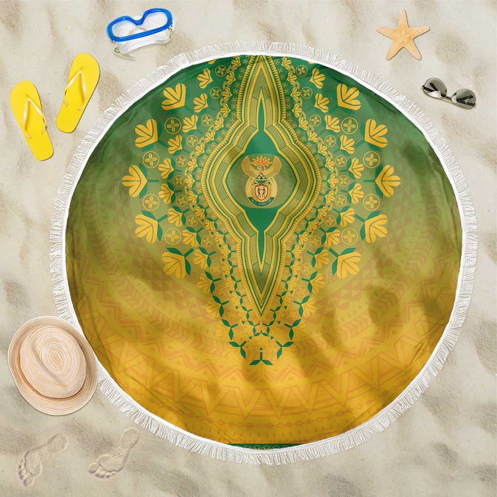 South Africa African Dashiki Beach Blanket - Wonder Print Shop