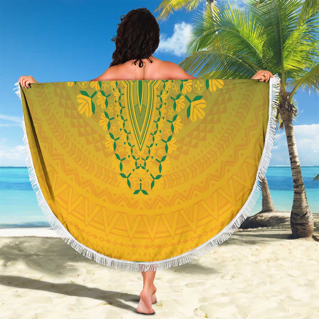 South Africa African Dashiki Beach Blanket - Wonder Print Shop