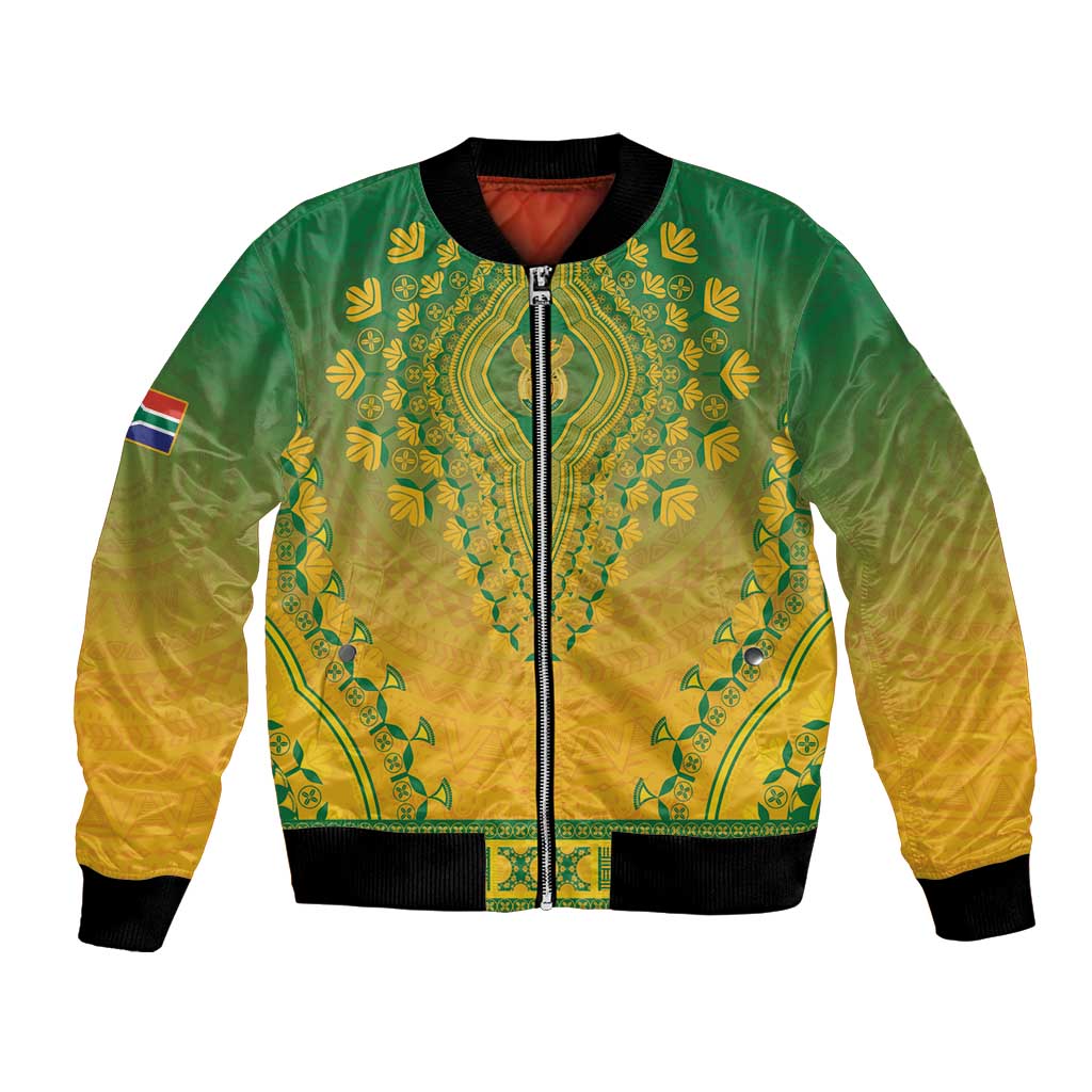 Personalized South Africa African Dashiki Bomber Jacket - Wonder Print Shop