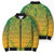 Personalized South Africa African Dashiki Bomber Puffer Jacket - Wonder Print Shop