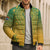 Personalized South Africa African Dashiki Bomber Puffer Jacket - Wonder Print Shop