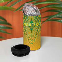 Personalized South Africa African Dashiki 4 in 1 Can Cooler Tumbler - Wonder Print Shop