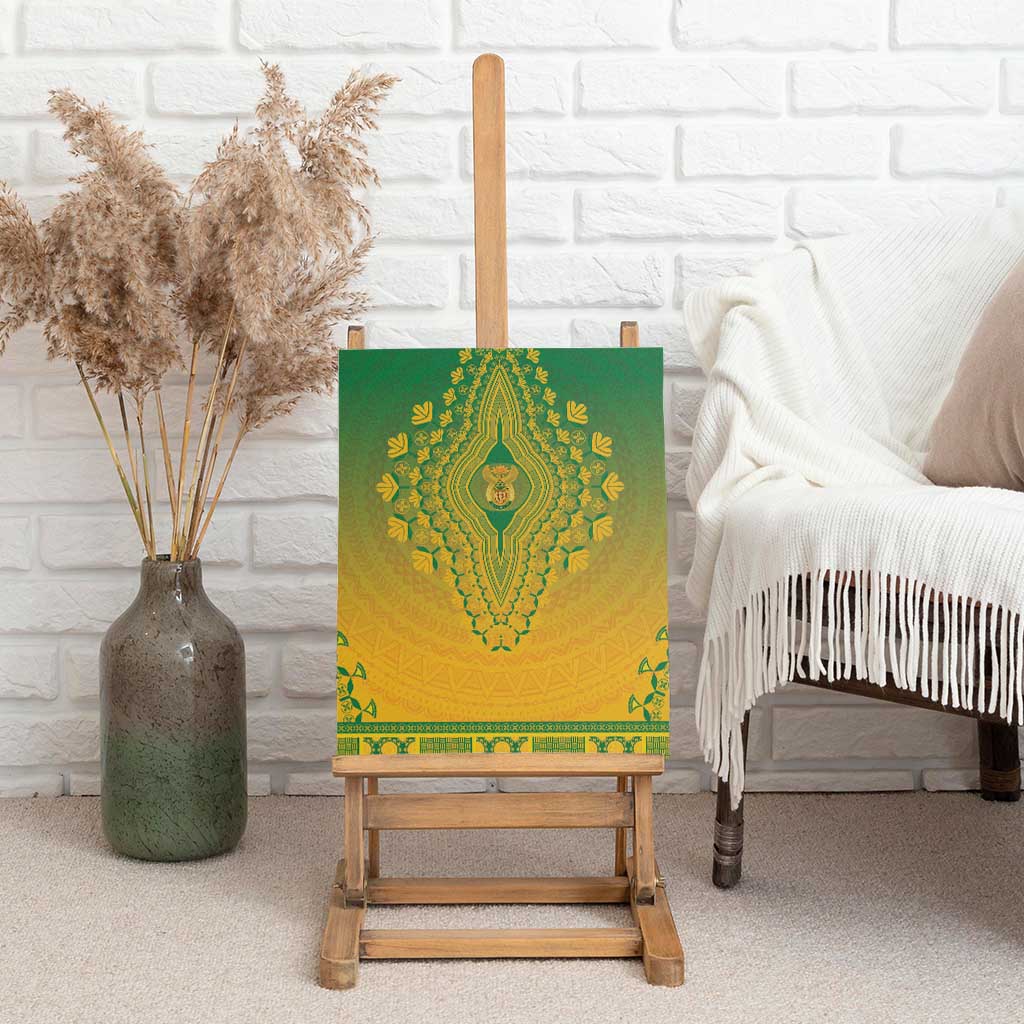 South Africa African Dashiki Canvas Wall Art - Wonder Print Shop