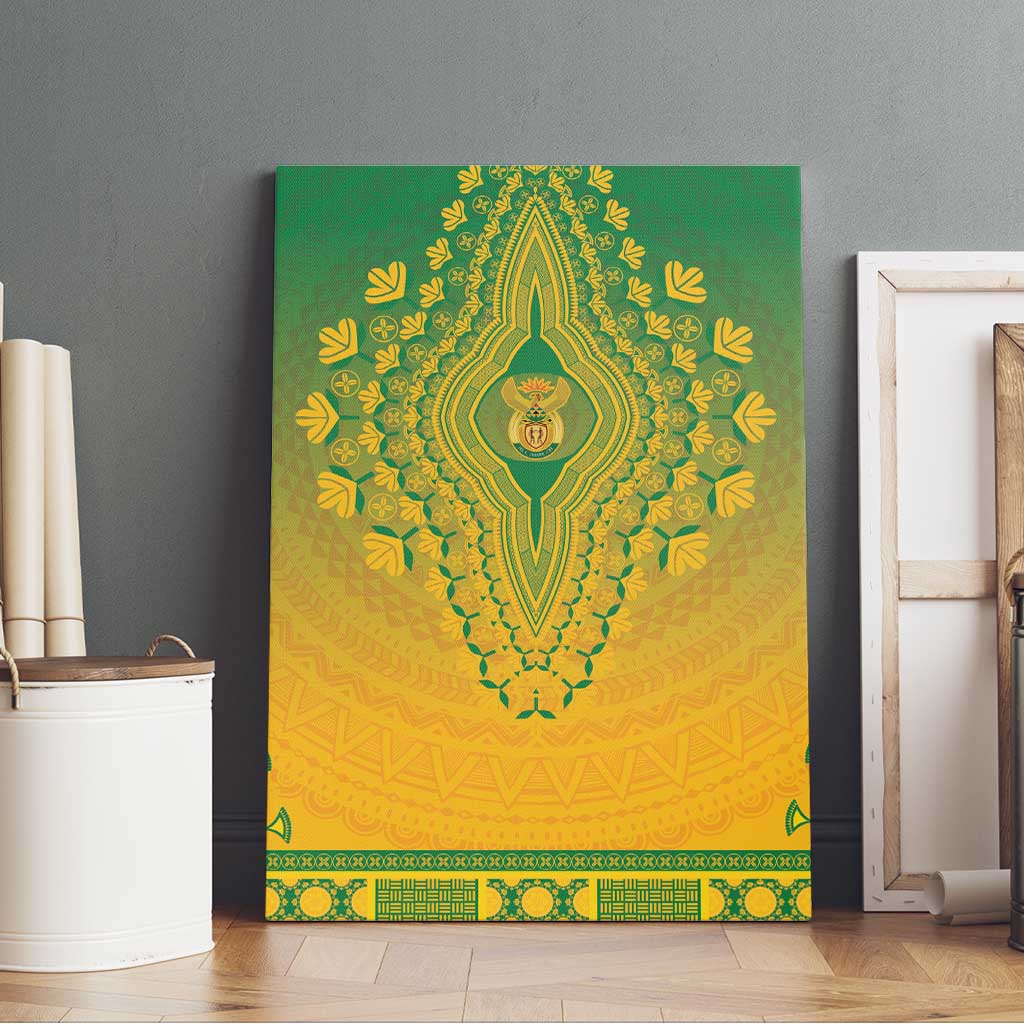 South Africa African Dashiki Canvas Wall Art - Wonder Print Shop