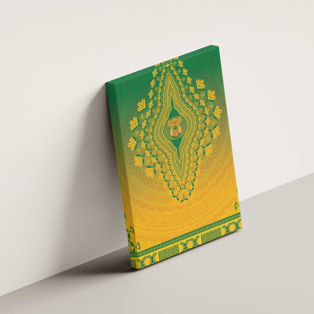 South Africa African Dashiki Canvas Wall Art - Wonder Print Shop