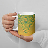 Personalized South Africa African Dashiki Ceramic Mug - Wonder Print Shop