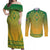 Personalized South Africa African Dashiki Couples Matching Off Shoulder Maxi Dress and Long Sleeve Button Shirt - Wonder Print Shop