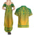 Personalized South Africa African Dashiki Couples Matching Summer Maxi Dress and Hawaiian Shirt - Wonder Print Shop