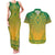 Personalized South Africa African Dashiki Couples Matching Tank Maxi Dress and Hawaiian Shirt - Wonder Print Shop