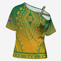 Personalized South Africa African Dashiki Cross Shoulder Shirt - Wonder Print Shop