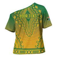 Personalized South Africa African Dashiki Cross Shoulder Shirt - Wonder Print Shop