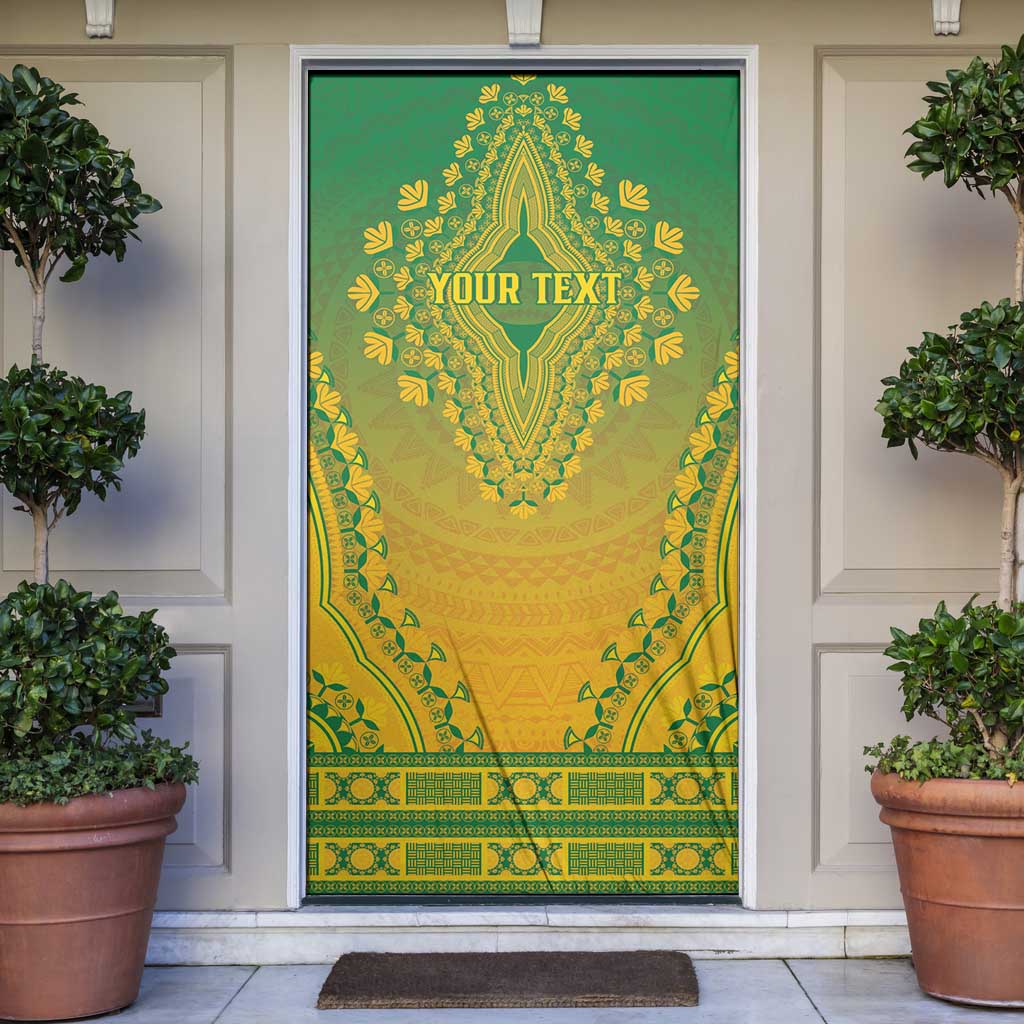 Personalized South Africa African Dashiki Door Cover - Wonder Print Shop