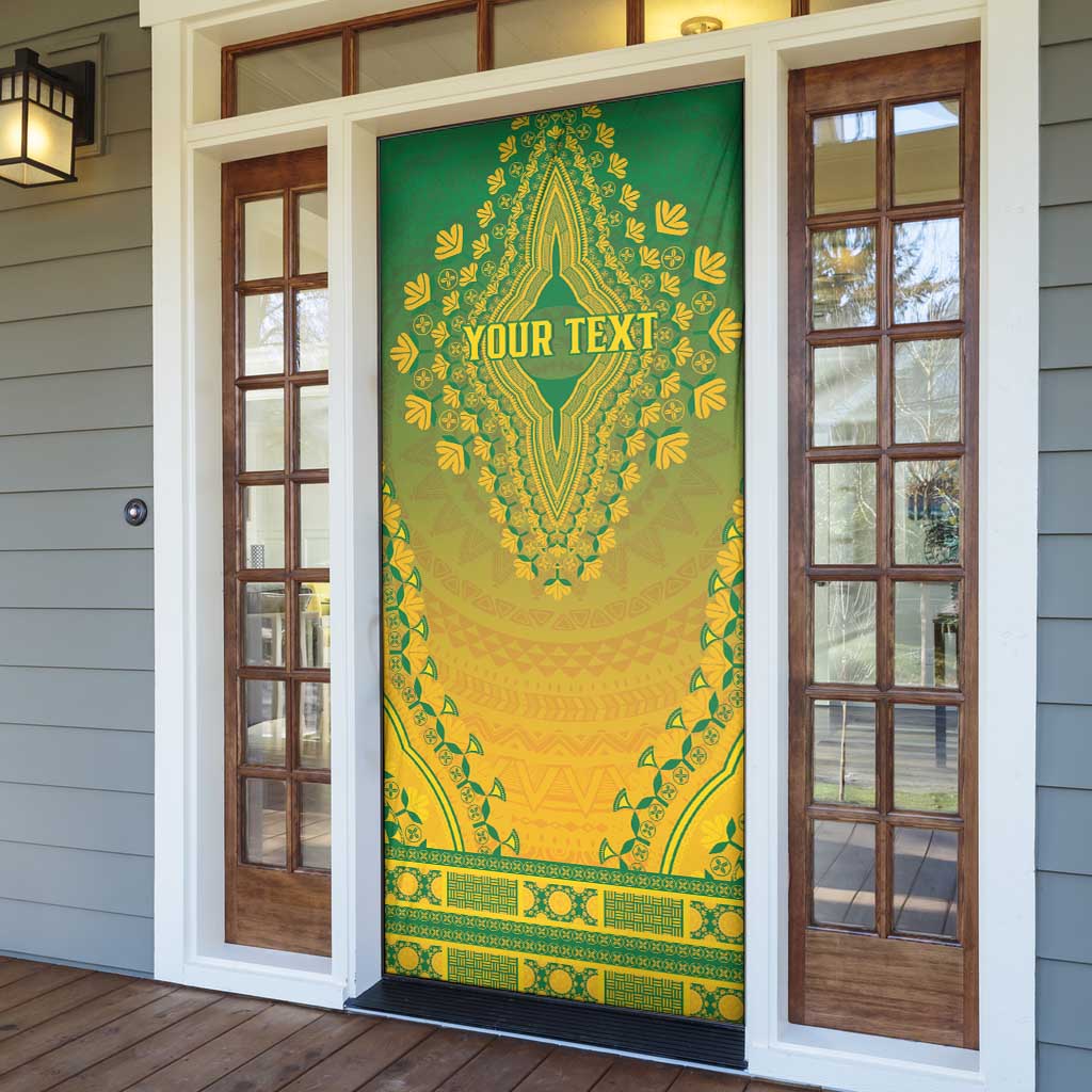 Personalized South Africa African Dashiki Door Cover - Wonder Print Shop