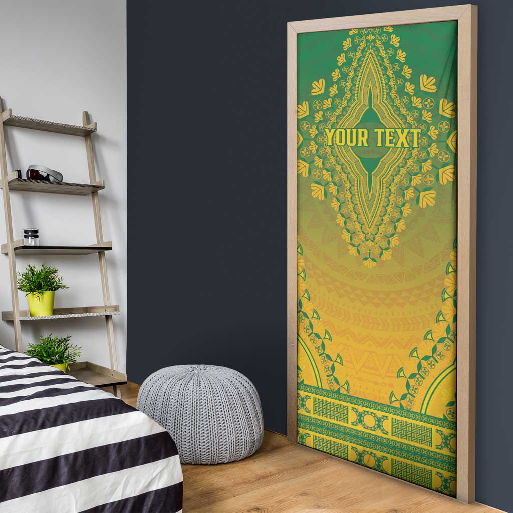 Personalized South Africa African Dashiki Door Cover - Wonder Print Shop