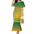 Personalized South Africa African Dashiki Family Matching Mermaid Dress and Hawaiian Shirt - Wonder Print Shop