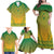 Personalized South Africa African Dashiki Family Matching Off Shoulder Maxi Dress and Hawaiian Shirt - Wonder Print Shop