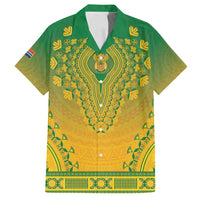 Personalized South Africa African Dashiki Family Matching Off Shoulder Maxi Dress and Hawaiian Shirt - Wonder Print Shop