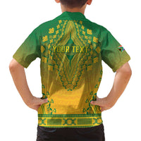 Personalized South Africa African Dashiki Family Matching Puletasi and Hawaiian Shirt - Wonder Print Shop