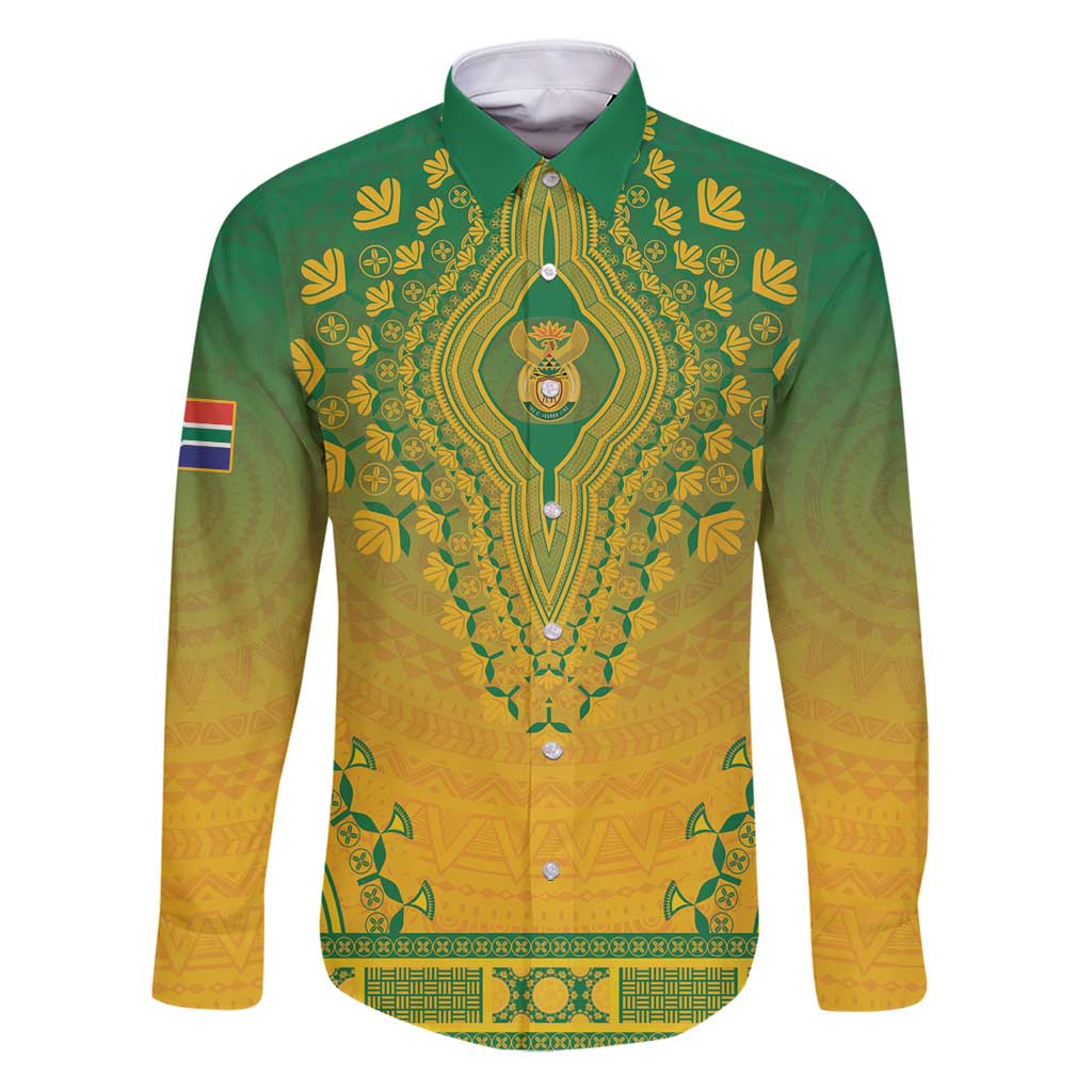 Personalized South Africa African Dashiki Family Matching Puletasi and Hawaiian Shirt - Wonder Print Shop