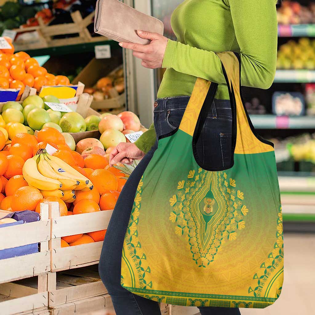 South Africa African Dashiki Grocery Bag - Wonder Print Shop