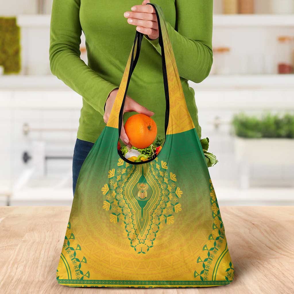 South Africa African Dashiki Grocery Bag - Wonder Print Shop