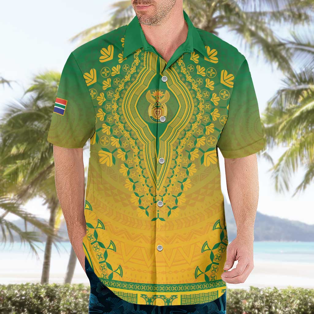 Personalized South Africa African Dashiki Hawaiian Shirt - Wonder Print Shop
