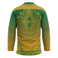 Personalized South Africa African Dashiki Hockey Jersey - Wonder Print Shop