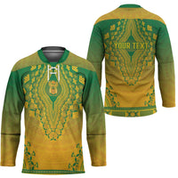 Personalized South Africa African Dashiki Hockey Jersey - Wonder Print Shop