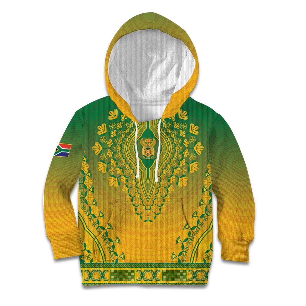 Personalized South Africa African Dashiki Kid Hoodie - Wonder Print Shop