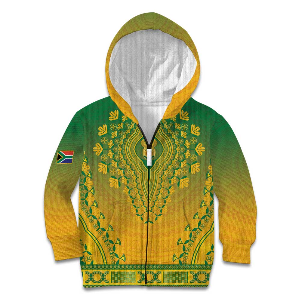 Personalized South Africa African Dashiki Kid Hoodie - Wonder Print Shop