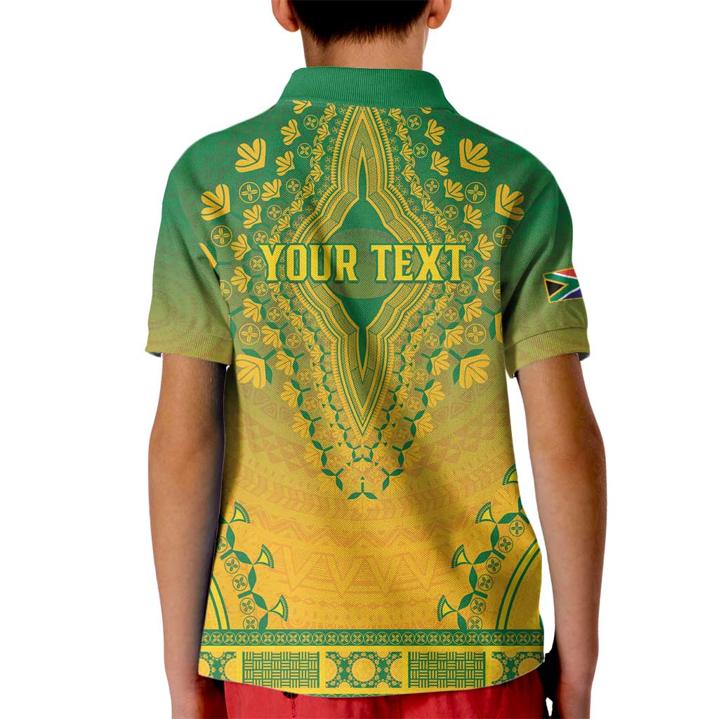 Personalized South Africa African Dashiki Kid Polo Shirt - Wonder Print Shop