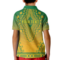 Personalized South Africa African Dashiki Kid Polo Shirt - Wonder Print Shop