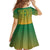 Personalized South Africa African Dashiki Kid Short Sleeve Dress - Wonder Print Shop