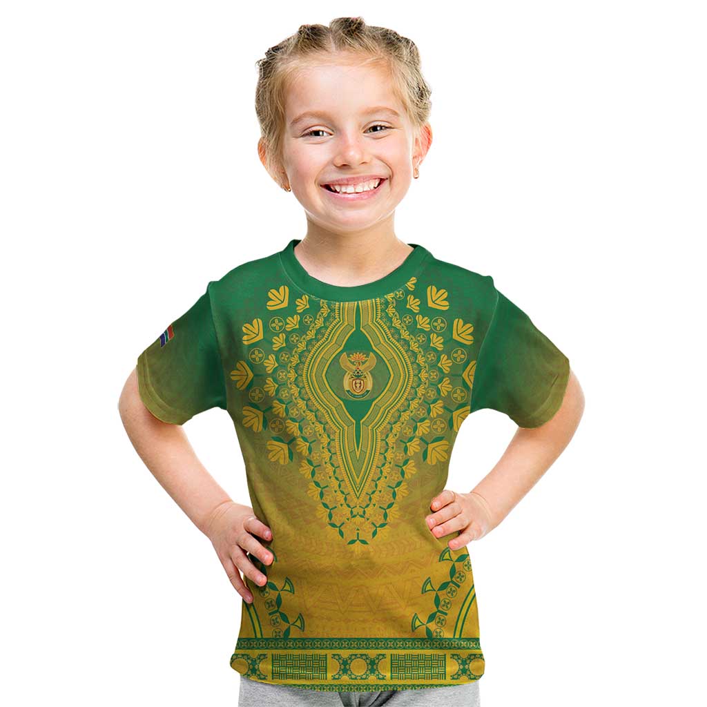 Personalized South Africa African Dashiki Kid T Shirt - Wonder Print Shop
