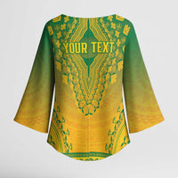 Personalized South Africa African Dashiki Kimono Sleeve Blouse - Wonder Print Shop