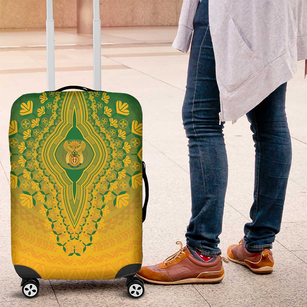 South Africa African Dashiki Luggage Cover - Wonder Print Shop